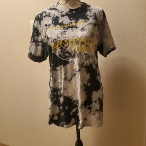 Wu-Tang Black and White Tie-Dye Tee